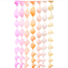 Lade das Bild in den Galerie-Viewer, Krepp Girlanden Blüten Mix Farben