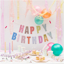 Lade das Bild in den Galerie-Viewer, Luftschlangen in Flieder Apricot & Gold