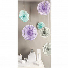 Lade das Bild in den Galerie-Viewer, 3er Set Wabenpapierblumen
