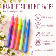Lade das Bild in den Galerie-Viewer, Schmale Geburtstagskerzen ELINA – 10er-Set, 18 cm