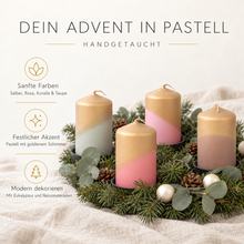 Lade das Bild in den Galerie-Viewer, Weihnachtsset | Blockkerzen | 4er Set | HILDIS |