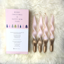 Lade das Bild in den Galerie-Viewer, Weihnachtsset | gedrehte Kerzen | 4er Set | CURLY FELI |