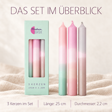 Lade das Bild in den Galerie-Viewer, 3er Set Kerzen | HEDDA |