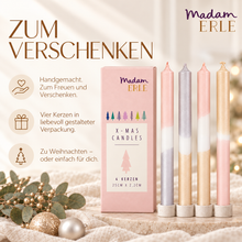 Lade das Bild in den Galerie-Viewer, Weihnachtsset | Stabkerzen | 4er Set | LIARA |