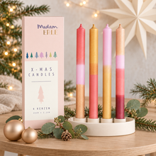 Lade das Bild in den Galerie-Viewer, Weihnachtsset | Stabkerzen | 4er Set | FINIA |
