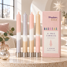 Lade das Bild in den Galerie-Viewer, Weihnachtsset | Stabkerzen | 4er Set | LIARA |
