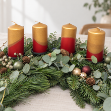 Lade das Bild in den Galerie-Viewer, Weihnachtsset | Blockkerzen | 4er Set | JUNA |
