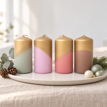 Lade das Bild in den Galerie-Viewer, Weihnachtsset | Blockkerzen | 4er Set | HILDIS |
